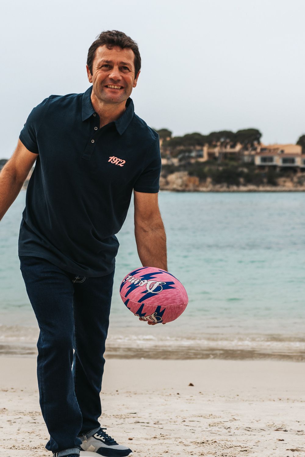 Ballon Rugby T5 Dominici Rose
